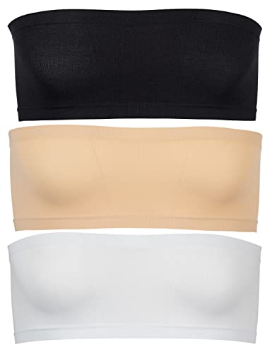 Bandeau Bra - 3 Pack