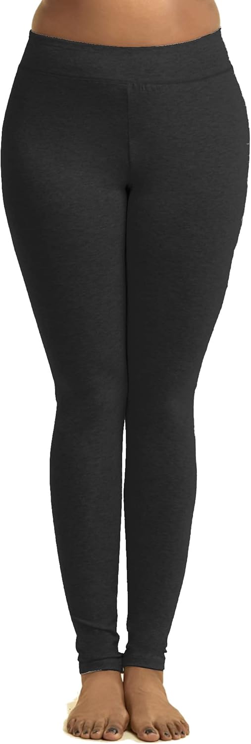 Cotton Blend Leggings - Plus Size