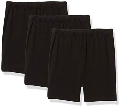 MY WAY Toddlers & Girls Bike Shorts Cotton & Spandex — Biker Shorts for Under Dresses, Cartwheel & Dance - 3 Pack Sizes 2T-16