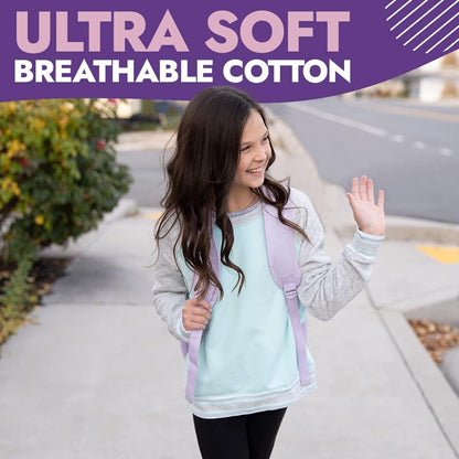 Popular Girls Leggings Ankle Length - Comfortable Leggings for Girls. Cotton Leggings Great for Softness and Breathability.