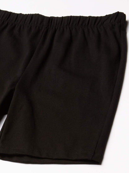 MY WAY Toddlers & Girls Bike Shorts Cotton & Spandex — Biker Shorts for Under Dresses, Cartwheel & Dance - 3 Pack Sizes 2T-16