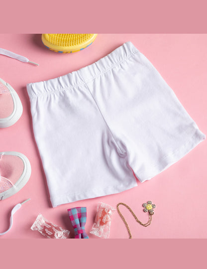 MY WAY Toddlers & Girls Bike Shorts Cotton & Spandex — Biker Shorts for Under Dresses, Cartwheel & Dance - 3 Pack Sizes 2T-16
