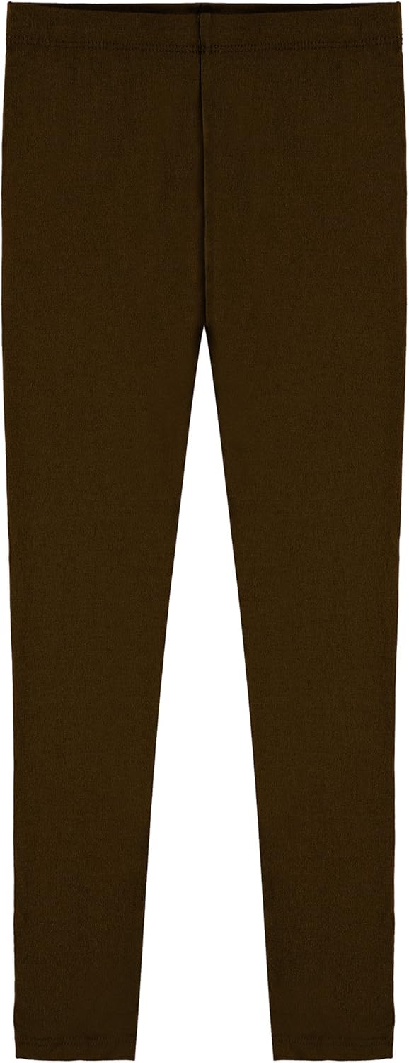 Popular Girls Leggings Ankle Length - Comfortable Leggings for Girls. Cotton Leggings Great for Softness and Breathability.
