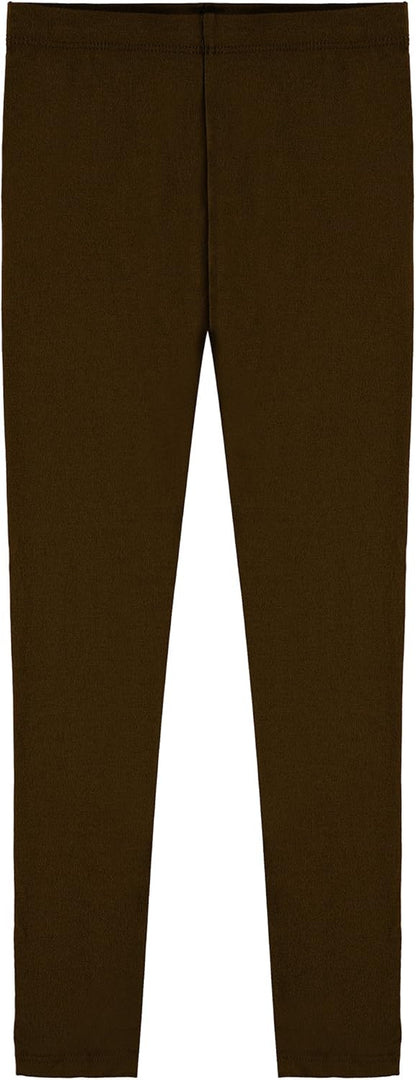 Popular Girls Leggings Ankle Length - Comfortable Leggings for Girls. Cotton Leggings Great for Softness and Breathability.