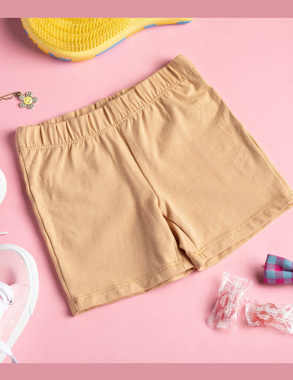 MY WAY Toddlers & Girls Bike Shorts Cotton & Spandex — Biker Shorts for Under Dresses, Cartwheel & Dance - 3 Pack Sizes 2T-16