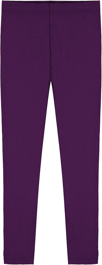 Popular Girls Leggings Ankle Length - Comfortable Leggings for Girls. Cotton Leggings Great for Softness and Breathability.