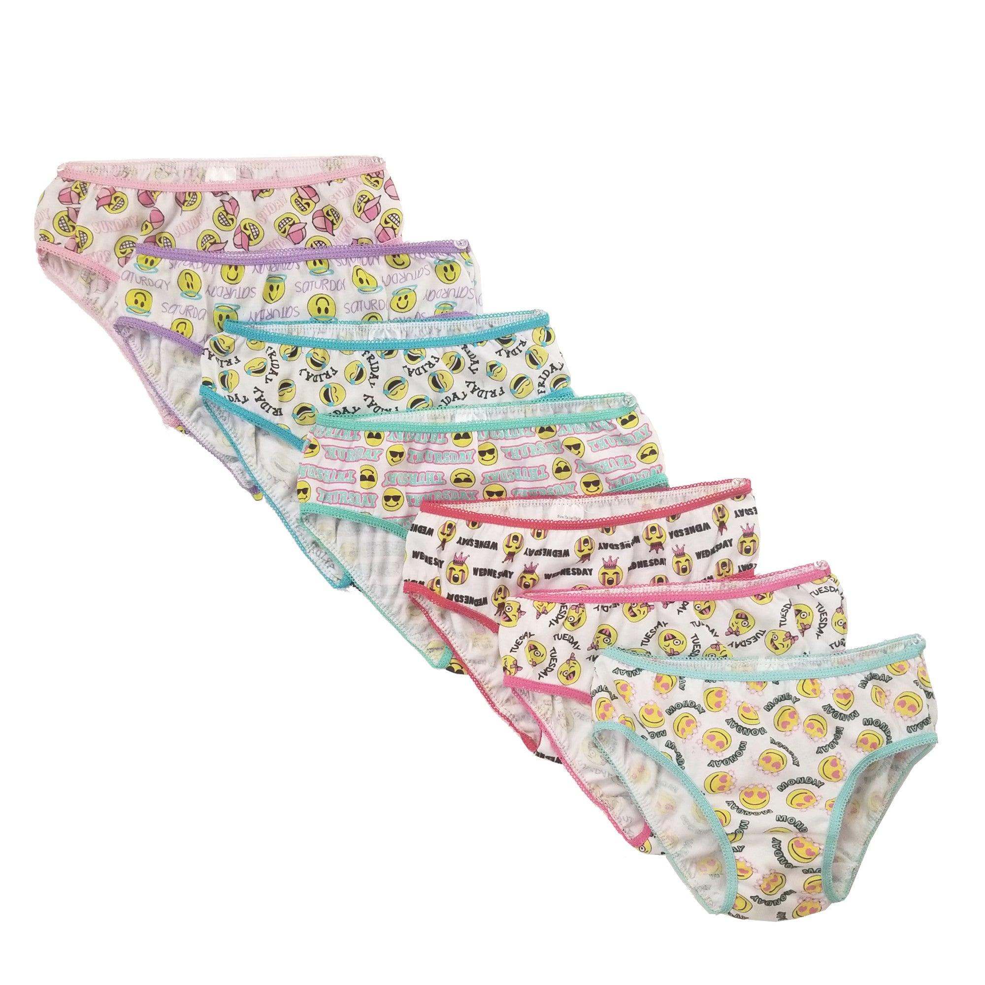 Popular Girls' Cotton Panty Underwear - Pack of 7 – The Popular Store